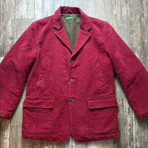 United Colors Of Benetton Men Beautiful Coat MAROON-RED, 48